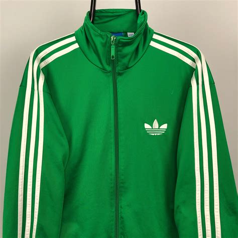 green Adidas jacket vintage